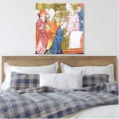 皇帝シャルルマーニュの即位 キャンバスプリント (インサイチュ (寝室))