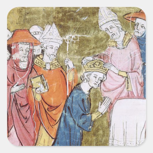 皇帝シャルルマーニュの即位 スクエアシール (正面)