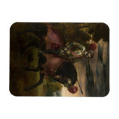 皇帝チャールズ5世の騎馬（Tititian著） マグネット (横)