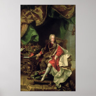 皇帝チャールズVI、c.1730、 ポスター