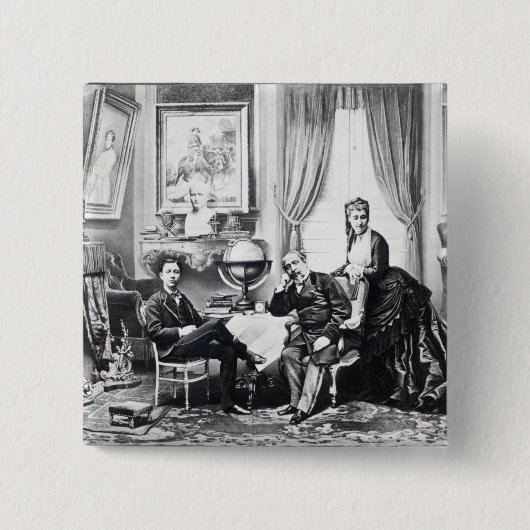 皇帝ナポレオンIII 缶バッジ (正面)