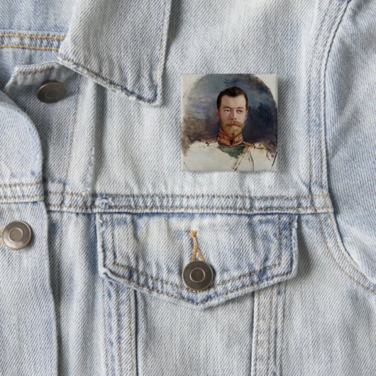 皇帝ニコラスのポートレートのためにII 1898年を調査して下さい 缶バッジ (インサイチュ)