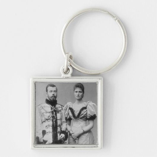 皇帝ニコラスのポートレートの写真II (1868-1918年 キーホルダー (正面)