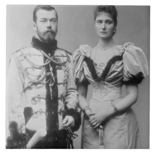 皇帝ニコラスのポートレートの写真II (1868-1918年 タイル