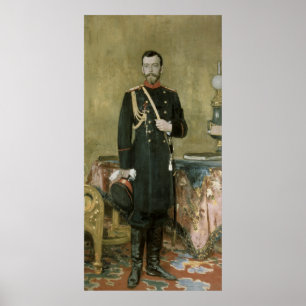 皇帝ニコラスのポートレートII 1895年 ポスター