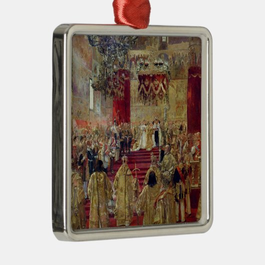 皇帝ニコラスの即位のための勉強II メタルオーナメント (右)