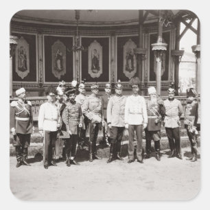 皇帝ニコラスgardeに立つII (1868-1918年) スクエアシール