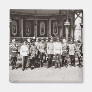 皇帝ニコラスgardeに立つII (1868-1918年) マグネット