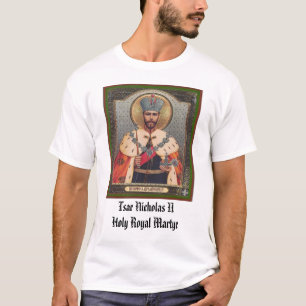 皇帝ニコラスIIの皇帝のニコラスIIの神聖で王室のな市場 Tシャツ