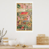 皇帝バブはウズベキスタンの使節を迎える ポスター (キッチン)