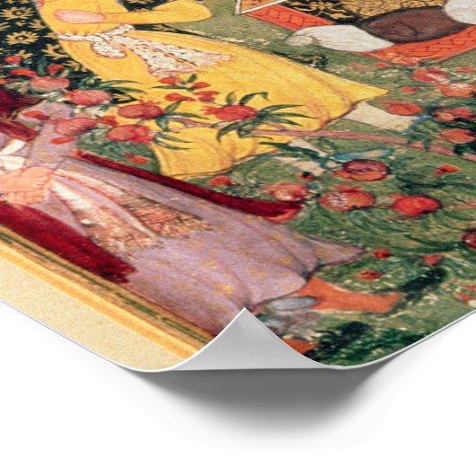 皇帝バブはウズベキスタンの使節を迎える ポスター (角)