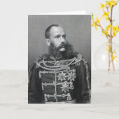 皇帝フランツヨセフオーストリアのI カード (黄色い花)