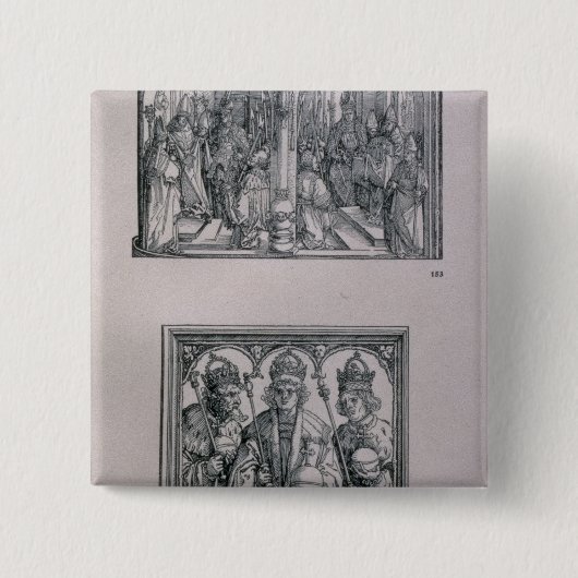 皇帝マクシミリアンの凱旋門I 缶バッジ (正面)