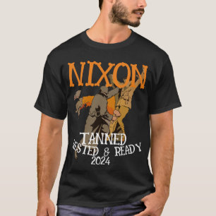 皇帝 日焼けしてリフレッシュ ニクソン 2032 大統領 Tシャツ