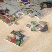 皇帝Akbar (r.1556-1605)はSでSaimalを撃ちます ジグソーパズル (側面)