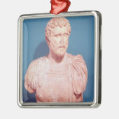 皇帝Antoninus Piusのバスト メタルオーナメント (左)