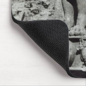 皇帝Ashokaの柱からのライオンの首都 マウスパッド (コーナー)