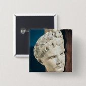 皇帝Augustusの頭部27-17紀元前に 缶バッジ (正面&裏面)