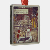 皇帝Baburおよび彼の建築家の計画 メタルオーナメント (右)