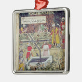 皇帝Babur メタルオーナメント (左)