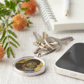 「皇帝Dushanのヴァージンとして」知られているアイコンc.1350 キーホルダー (側面)