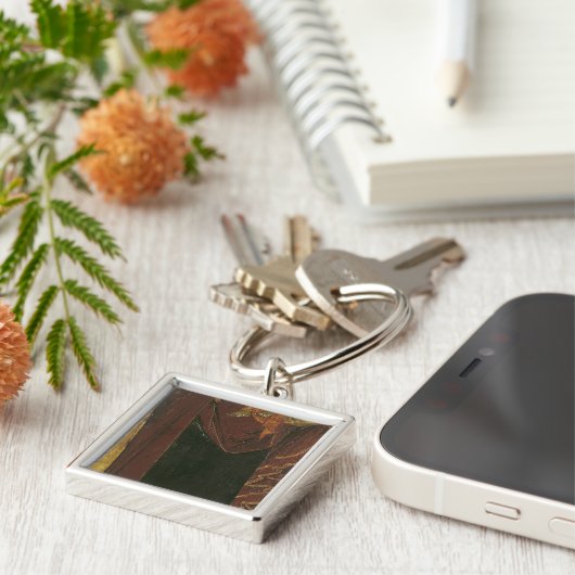 「皇帝Dushanのヴァージンとして」知られているアイコンc.1350 キーホルダー (側面)