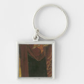 「皇帝Dushanのヴァージンとして」知られているアイコンc.1350 キーホルダー (正面)