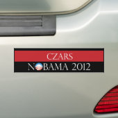 皇帝Nobama 2012年 バンパーステッカー (車上)