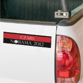 皇帝Nobama 2012年 バンパーステッカー (トラック上)