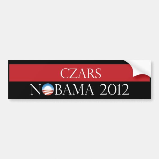 皇帝Nobama 2012年 バンパーステッカー (正面)