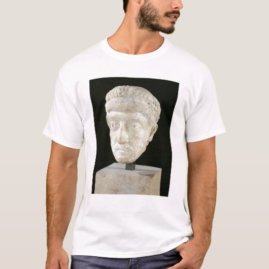 皇帝Theodosius IIの頭部 Tシャツ (正面)