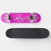皇族のスケートボードのデッキのピンク スケートボード (横)