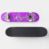 皇族のスケートボードのデッキの紫色 スケートボード (横)