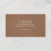 皇族王の王冠の名刺 名刺 (裏面)