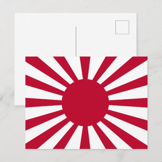 皇軍旗 ポストカード (正面/裏面)