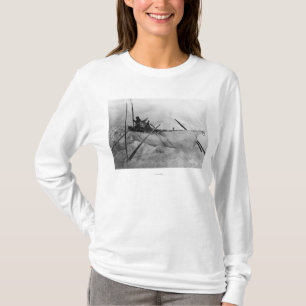 皮となされたボートのエスキモー語はOmiakを呼びました Tシャツ
