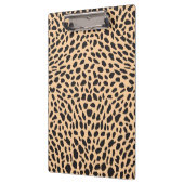 皮のチータの装飾 クリップボード (左)