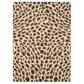 皮のチータの装飾 クリップボード (裏面)