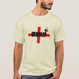 皮の人のロゴのクラシックなスキンヘッド族のTシャツ Tシャツ