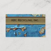 皮は名刺ペンキの錆つきました 名刺 (正面)