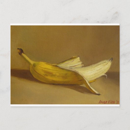 "皮むいた" ポストカード (正面)