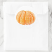 皮をむいたミカン ラウンドシール (バッグ)
