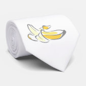 皮をむかれたバナナ ネクタイ (ロール)
