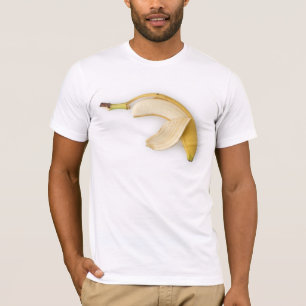 皮をむかれたバナナ Tシャツ