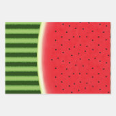 皮付きのワ watermelon ラッピングペーパーシート (正面3)