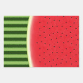 皮付きのワ watermelon ラッピングペーパーシート (正面)