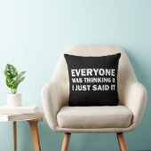 皮肉おもしろいことわざの有名な引用文 クッション (椅子)