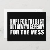 皮肉おもしろいことわざの有名な引用文 シーズンポストカード (正面/裏面)