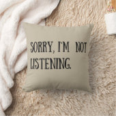 皮肉おもしろいことわざブラックフォント クッション (ブランケット)