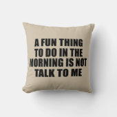 皮肉おもしろいことわざ内向的引用文 クッション (正面)